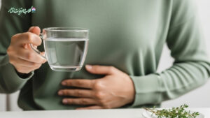  حس آرامش معده با مصرف عرق آویشن افشار برای هضم