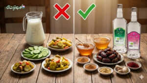 لیست غذاهای مفید گرم و غذاهای مضر سرد برای درمان غلبه بلغم و خستگی. 